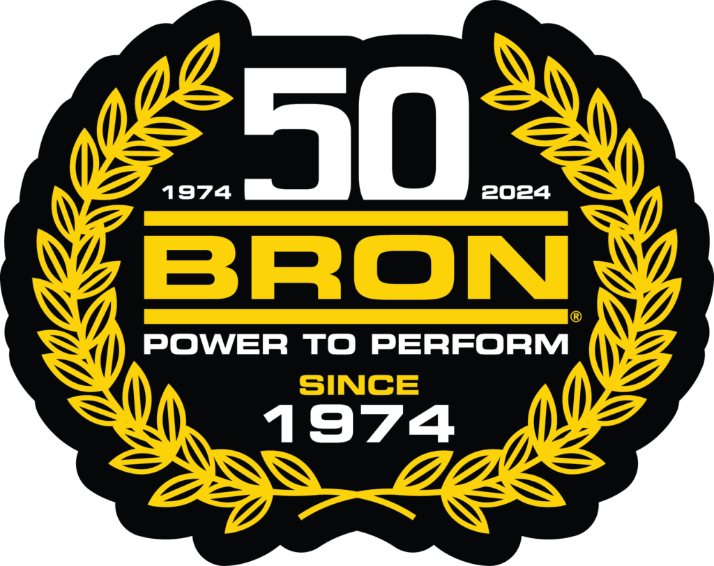 Bron 50th Logo Badge